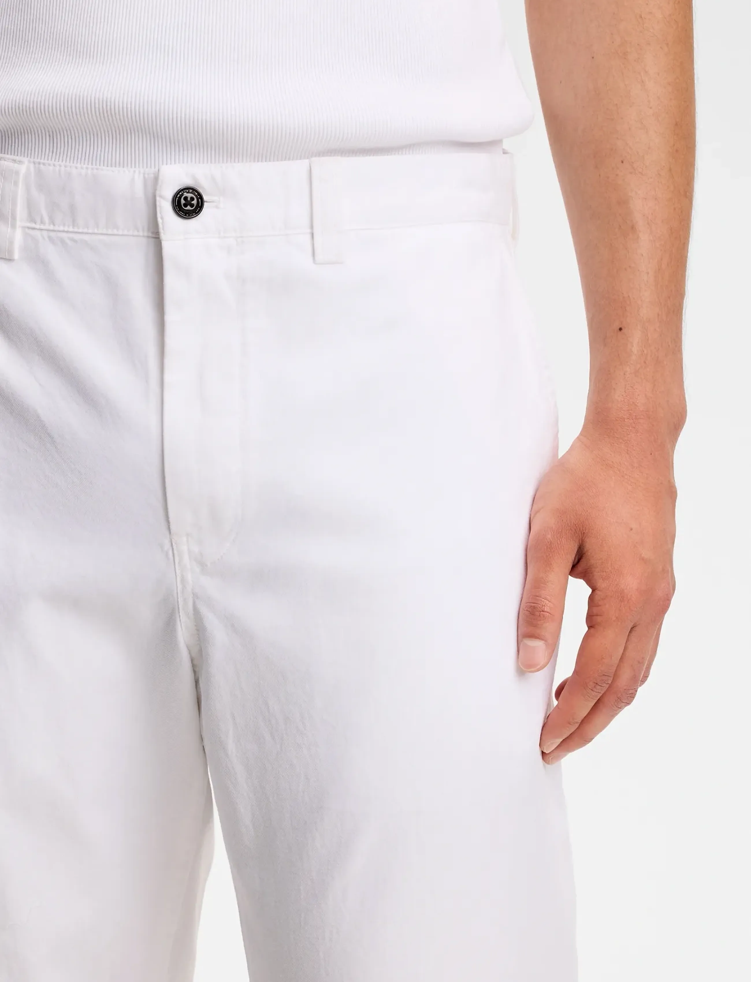 J. Lindeberg - Devyn  Cotton Twill Pants - golfipüksid - white - 4