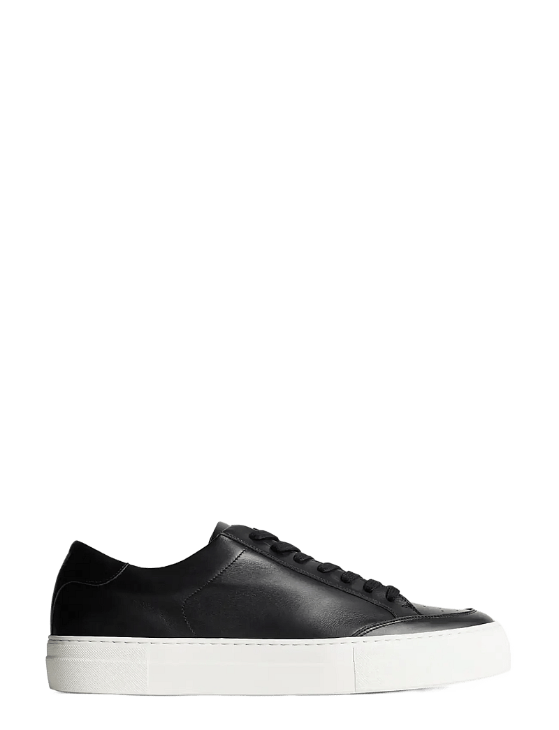 J. Lindeberg - Art Signature Leather Sneaker - lave sneakers - black - 0
