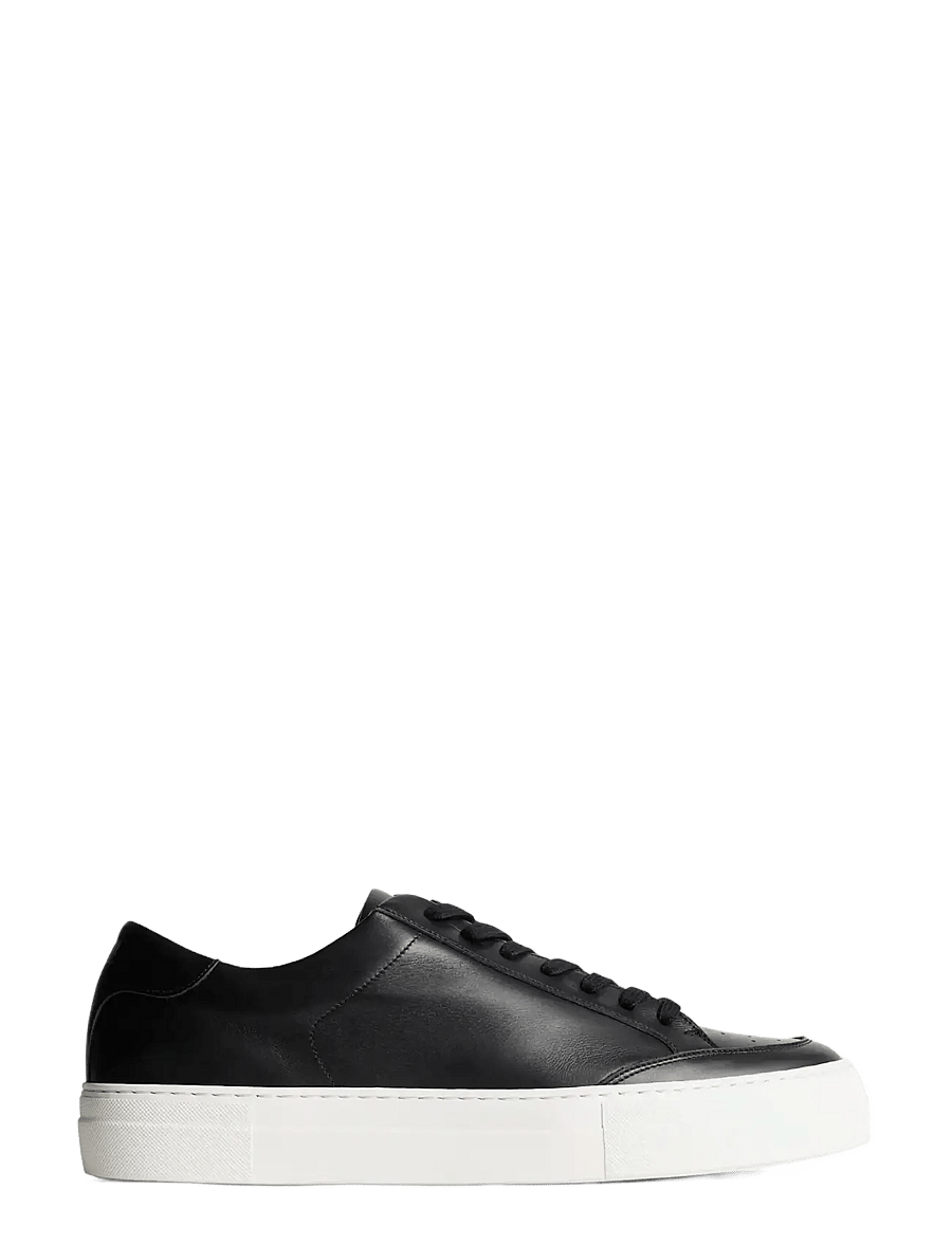 J. Lindeberg - Art Signature Leather Sneaker - tennised - black - 0