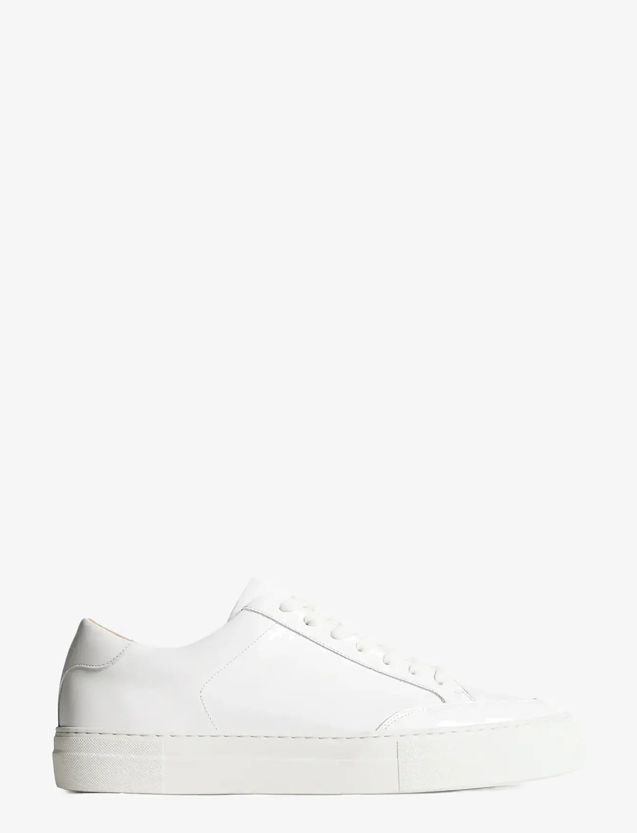 J. Lindeberg - Art Signature Leather Sneaker - låga sneakers - white - 0