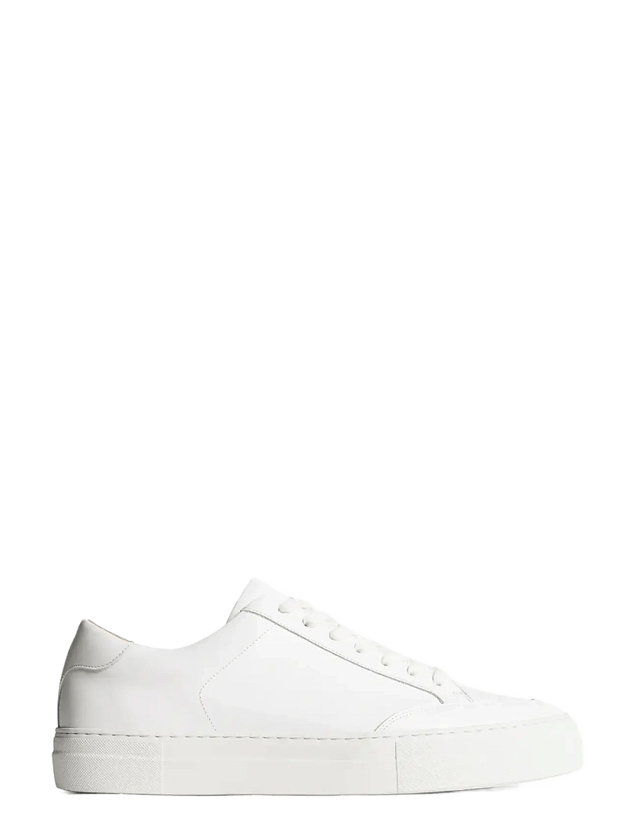 J. Lindeberg - Art Signature Leather Sneaker - lave sneakers - white - 0