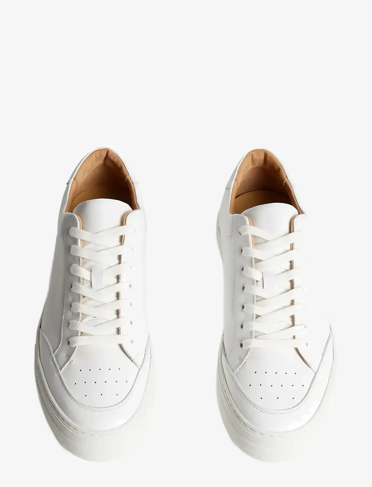 J. Lindeberg - Art Signature Leather Sneaker - låga sneakers - white - 1