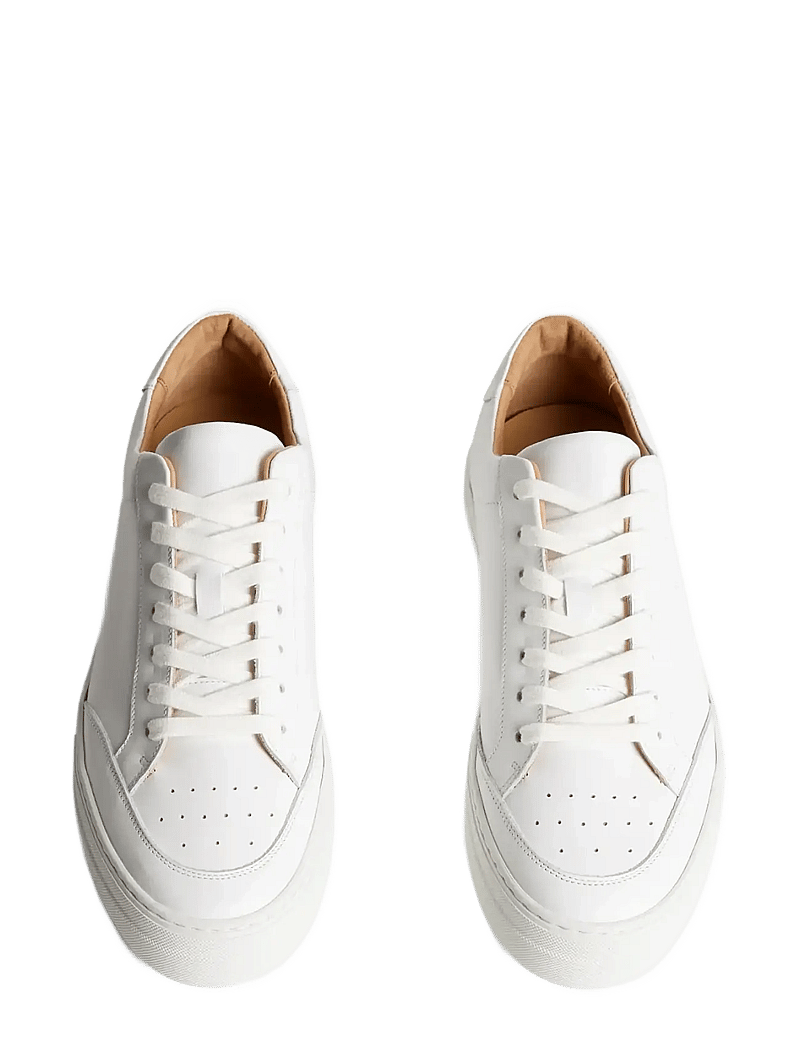 J. Lindeberg - Art Signature Leather Sneaker - låga sneakers - white - 1