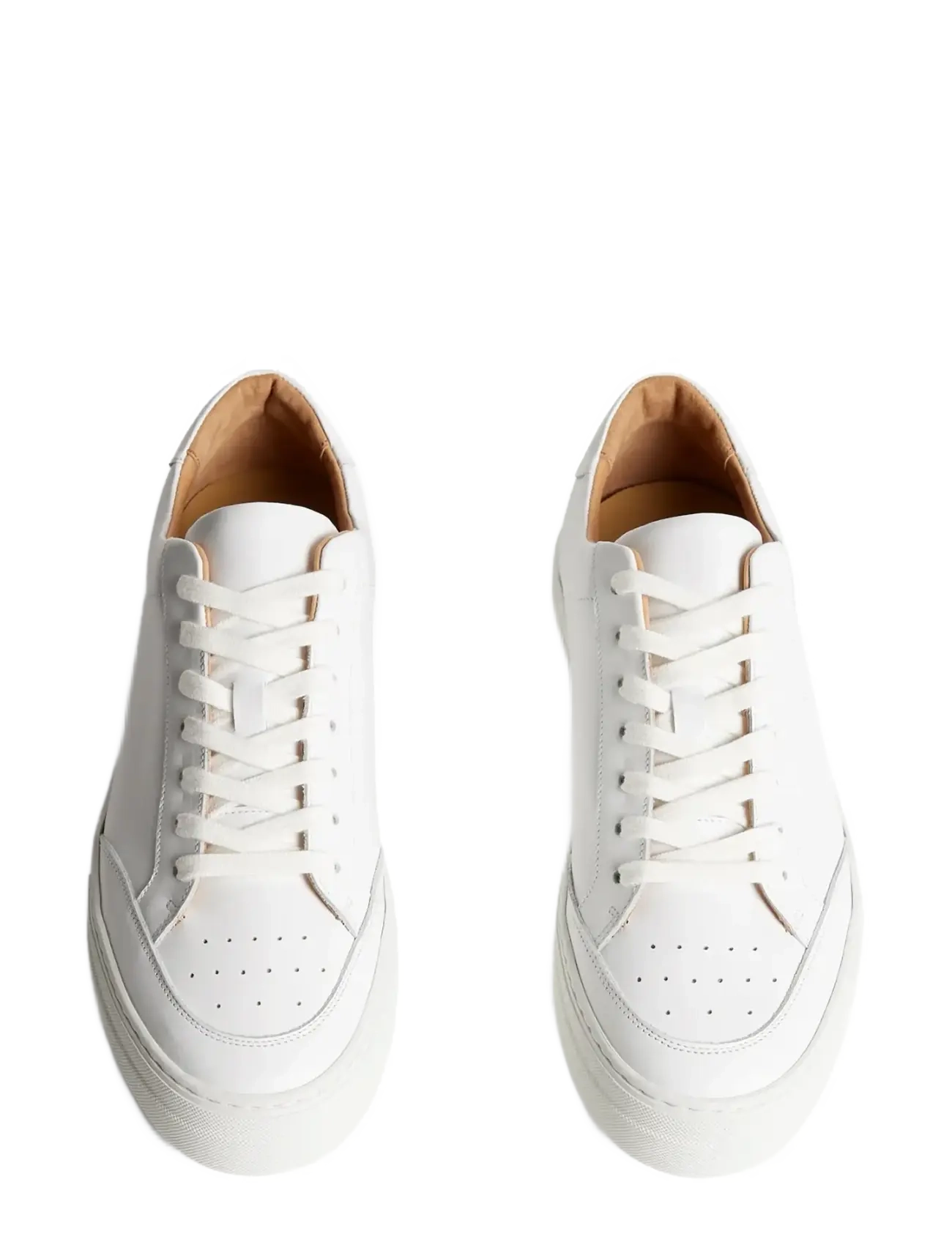 J. Lindeberg - Art Signature Leather Sneaker - lave sneakers - white - 1