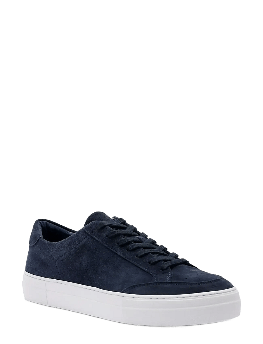 J. Lindeberg - Art Signature Suede Sneaker - tennised - jl navy - 0
