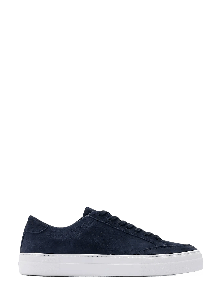 J. Lindeberg - Art Signature Suede Sneaker - tennised - jl navy - 1
