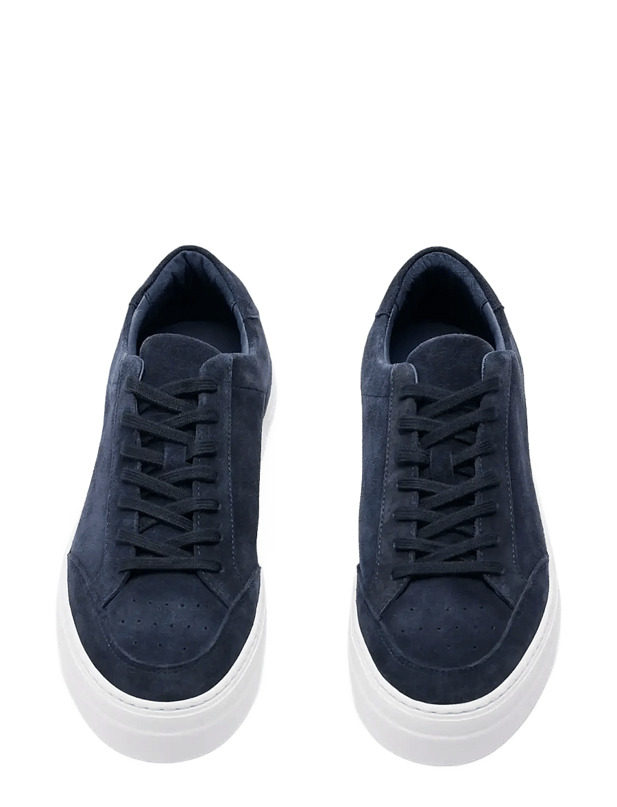J. Lindeberg - Art Signature Suede Sneaker - tennised - jl navy - 2