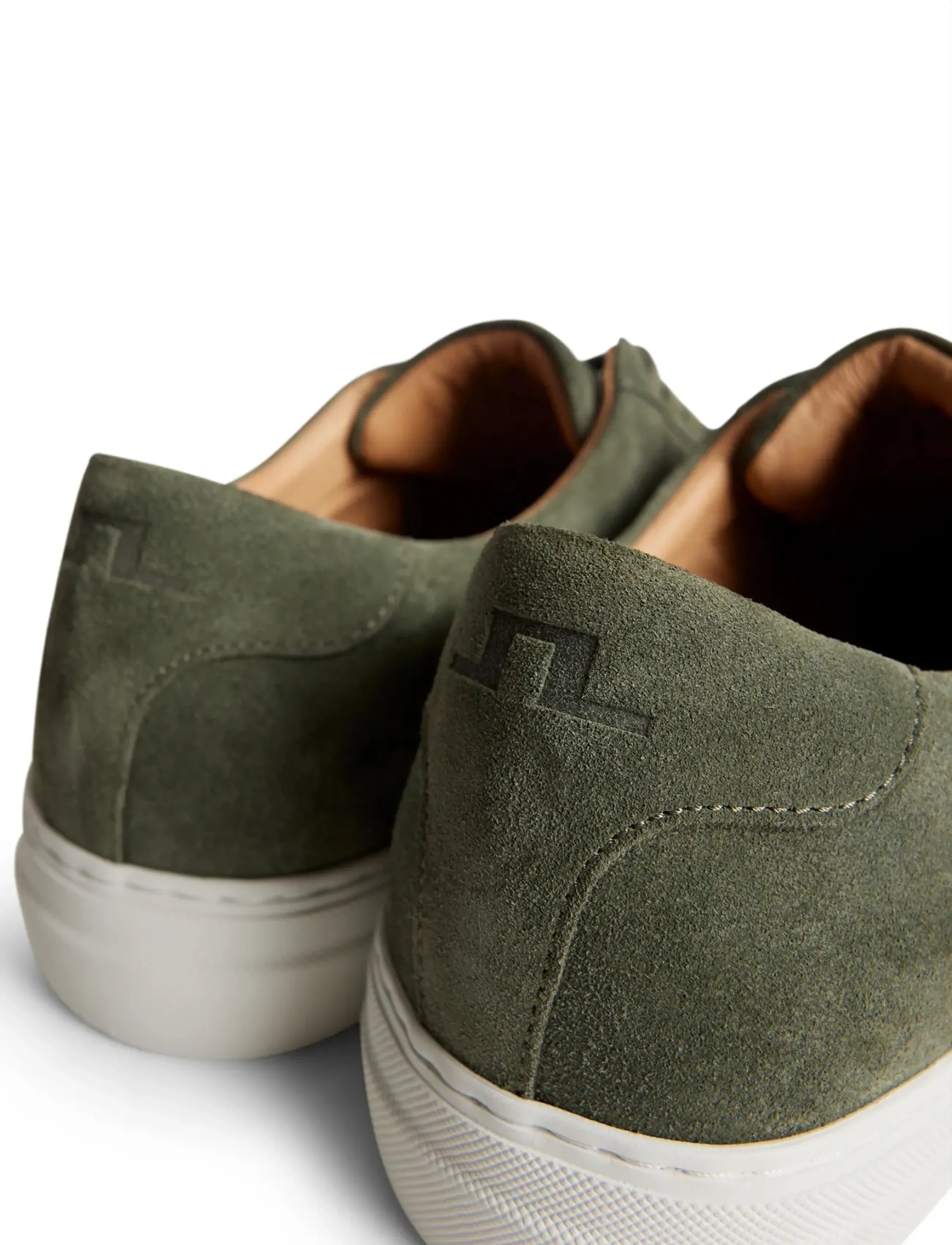 J. Lindeberg - Art Signature Suede Sneaker - lave sneakers - kalamata - 4