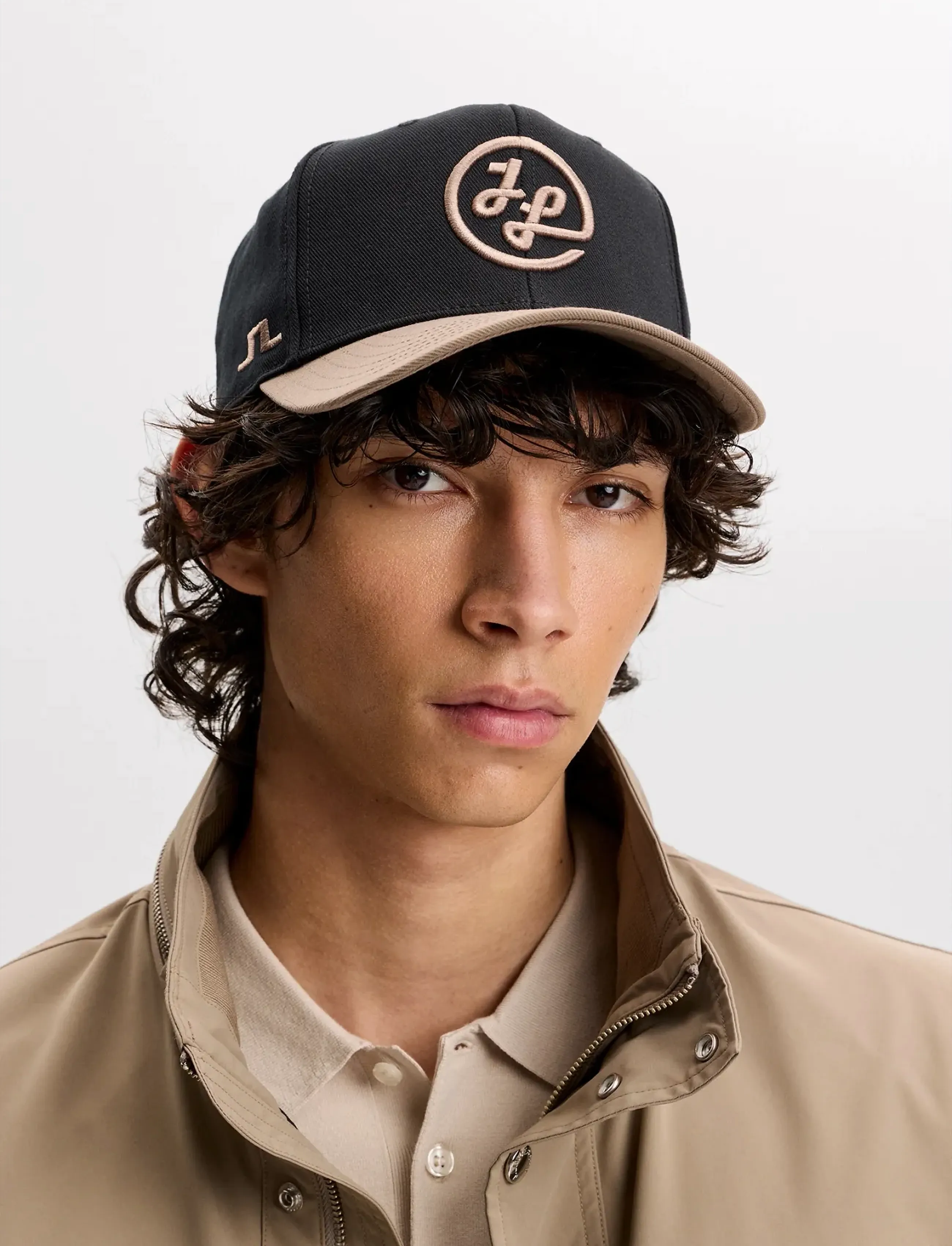 J. Lindeberg Caddie Cap - Põhjamaade stiil - BLACK / black