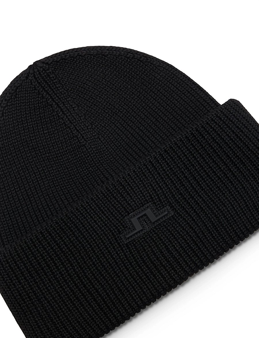 J. Lindeberg - Vale Beanie - mützen - black - 2