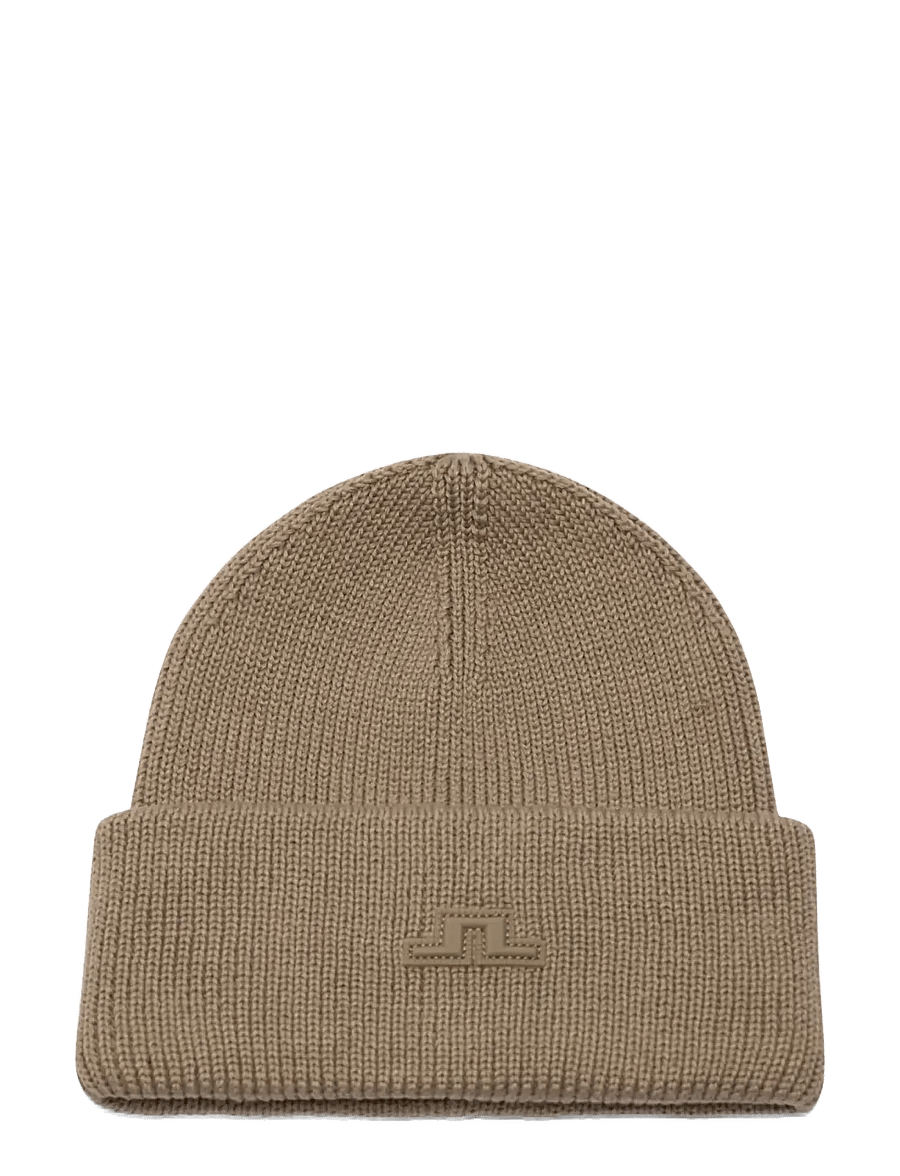 J. Lindeberg - Vale Beanie - kootud mütsid - brindle - 0