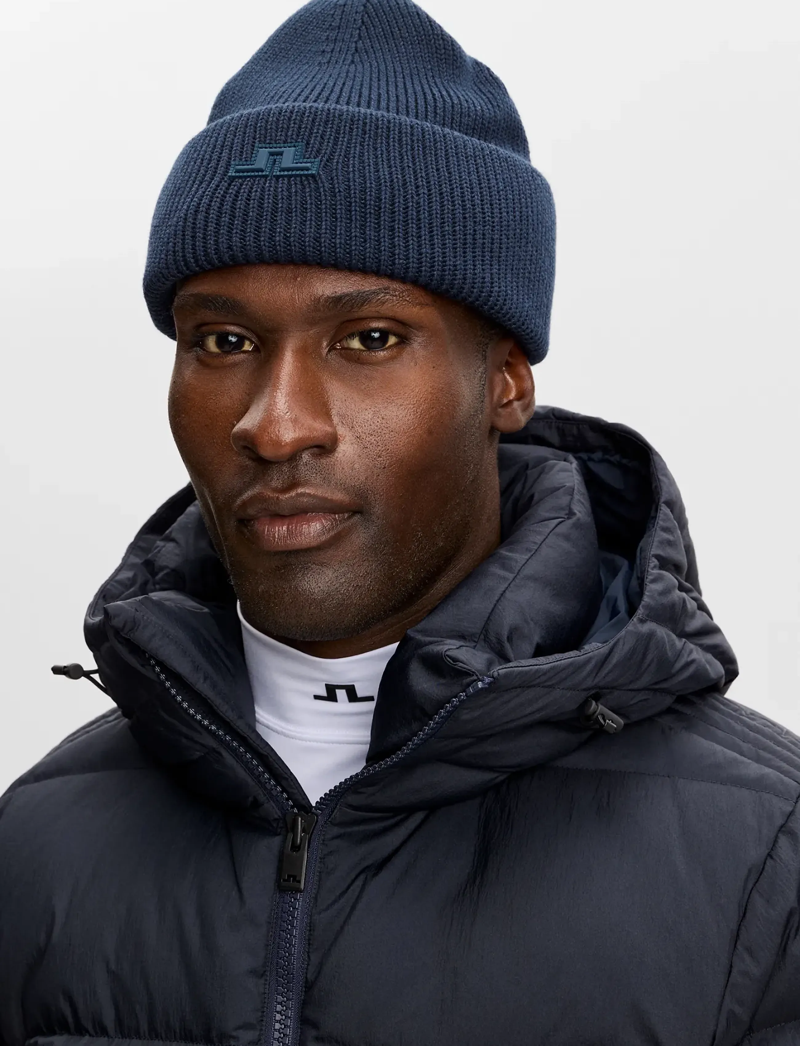 J. Lindeberg Vale Beanie - Skandinavischer Stil - JL NAVY / navy