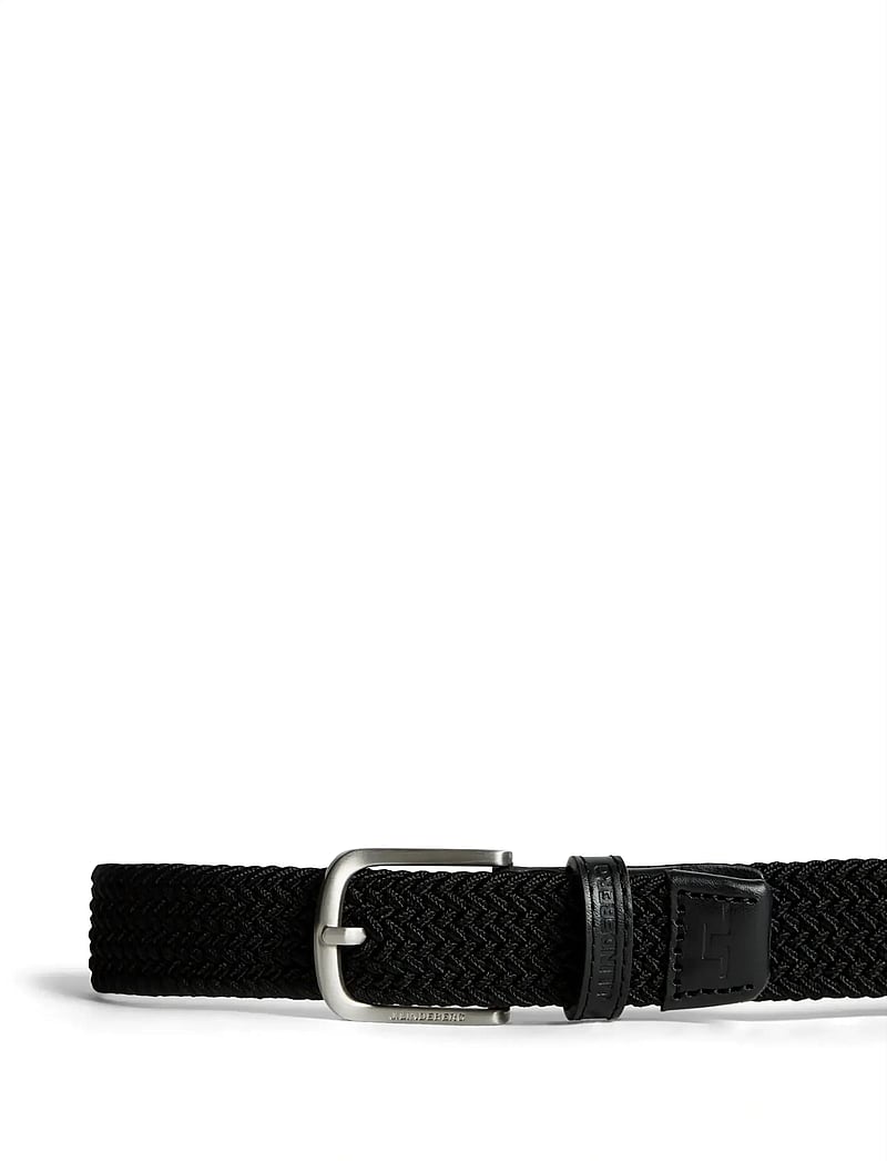 J. Lindeberg - Benny Belt - geflochten gürtel - black - 2