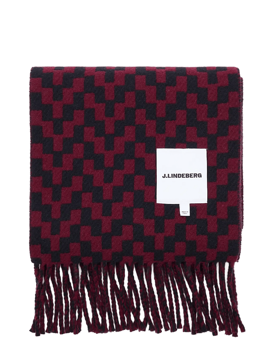 J. Lindeberg - Stacked Bridge Scarf - winterschals - jl navy - 0