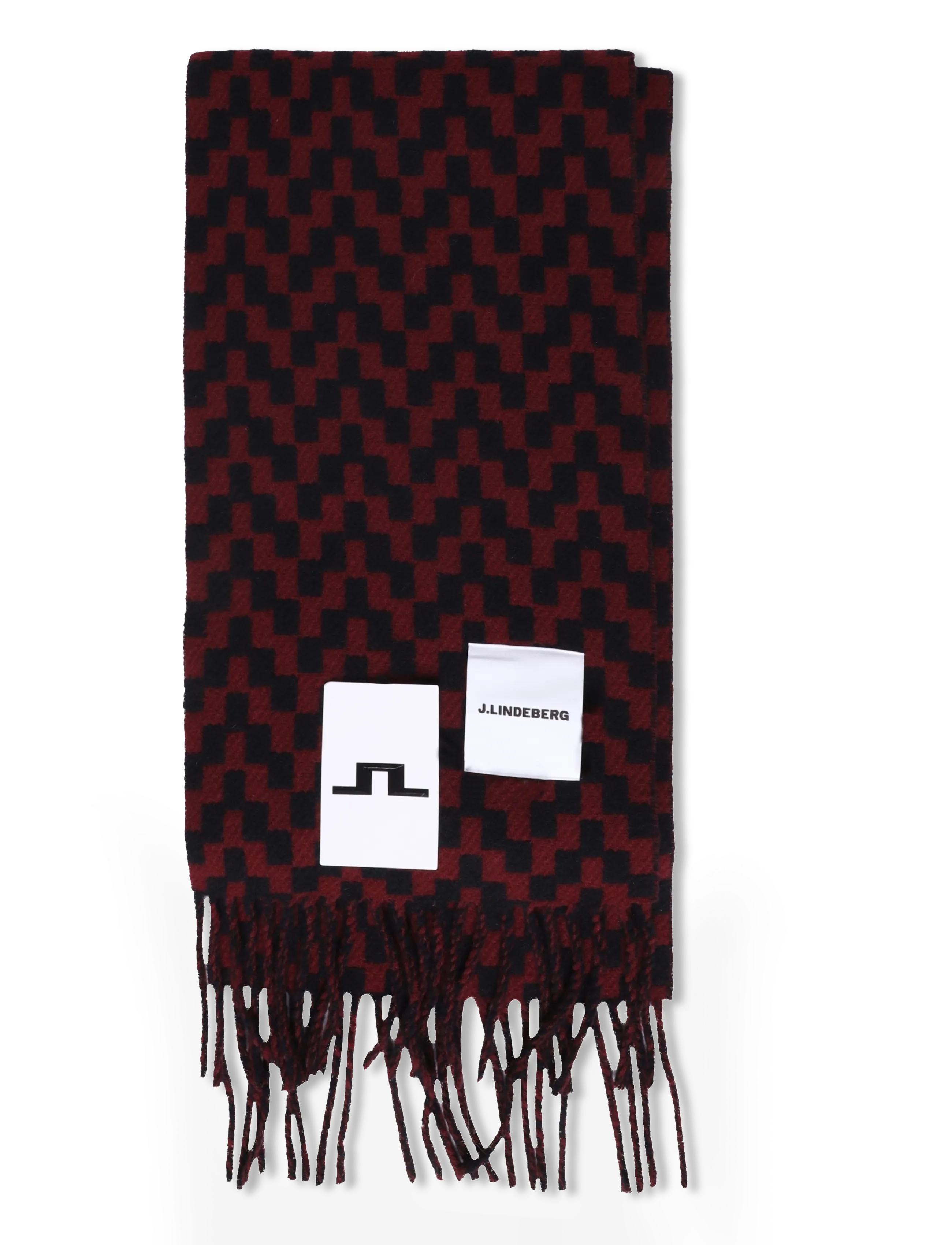 J. Lindeberg - Stacked Bridge Scarf - winterschals - jl navy - 1
