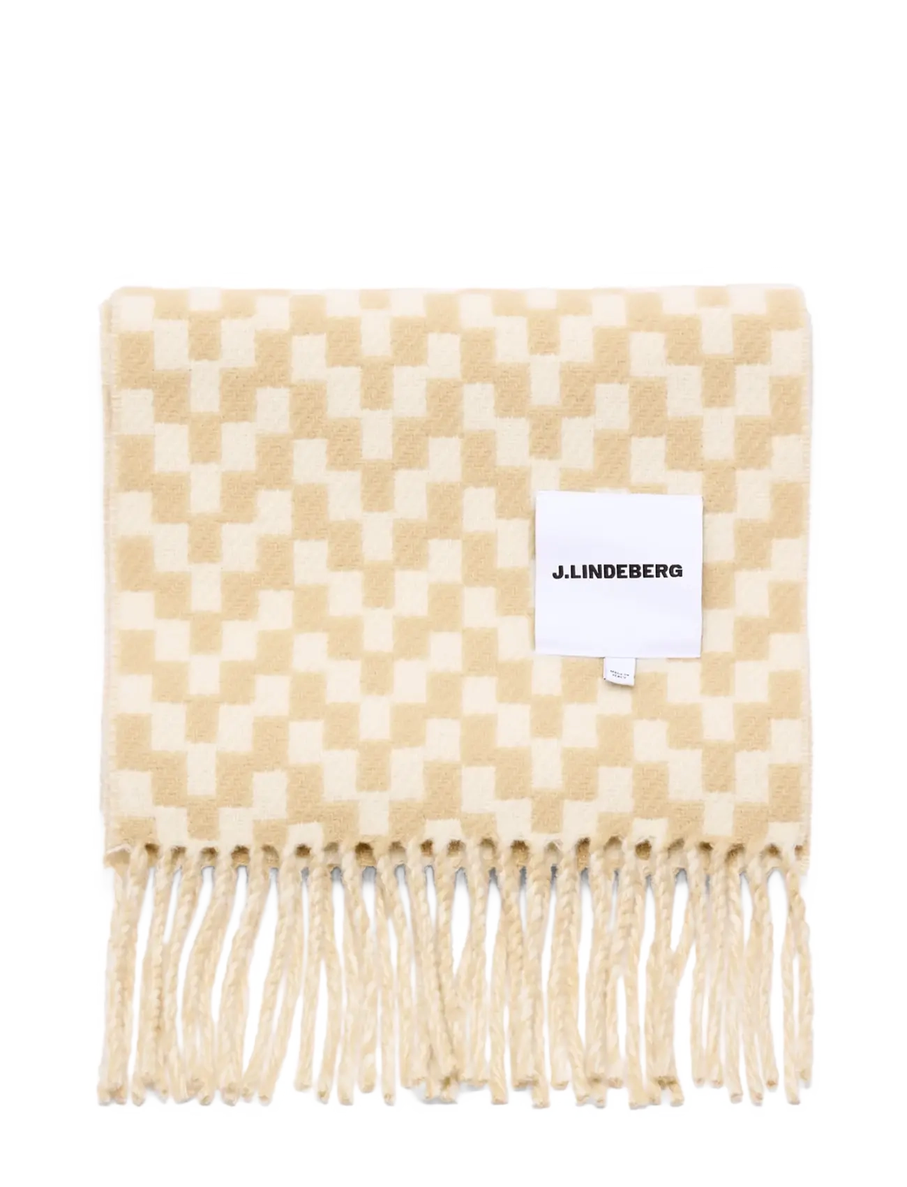 J. Lindeberg Stacked Bridge Scarf - Accessoires - MOONBEAM / cream