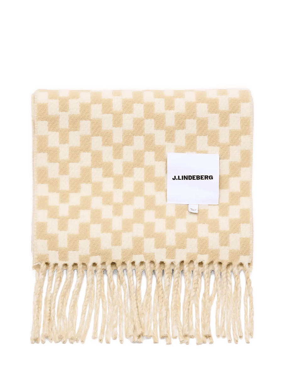 J. Lindeberg - Stacked Bridge Scarf - halstørklæder - moonbeam - 0