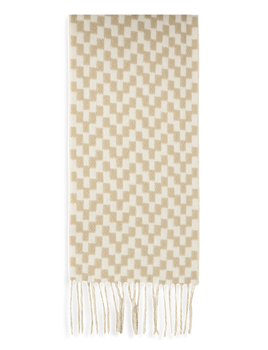 J. Lindeberg - Stacked Bridge Scarf - vetrartreflar - moonbeam - 1