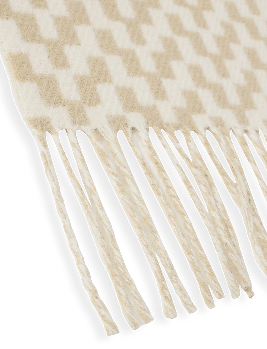 J. Lindeberg - Stacked Bridge Scarf - vetrartreflar - moonbeam - 2