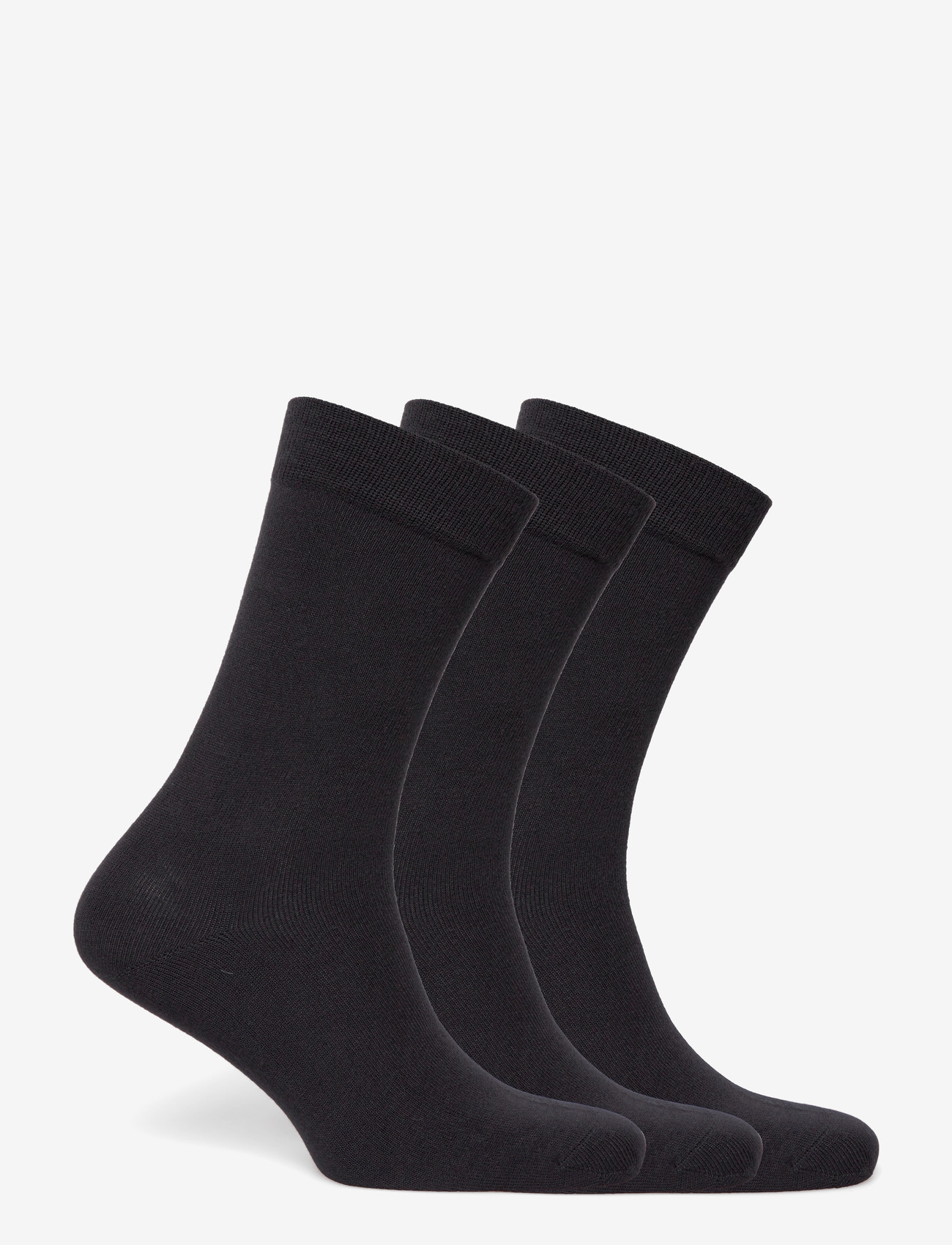 J. Lindeberg - Bamboo Long Socks 3P - vanliga strumpor - black - 1