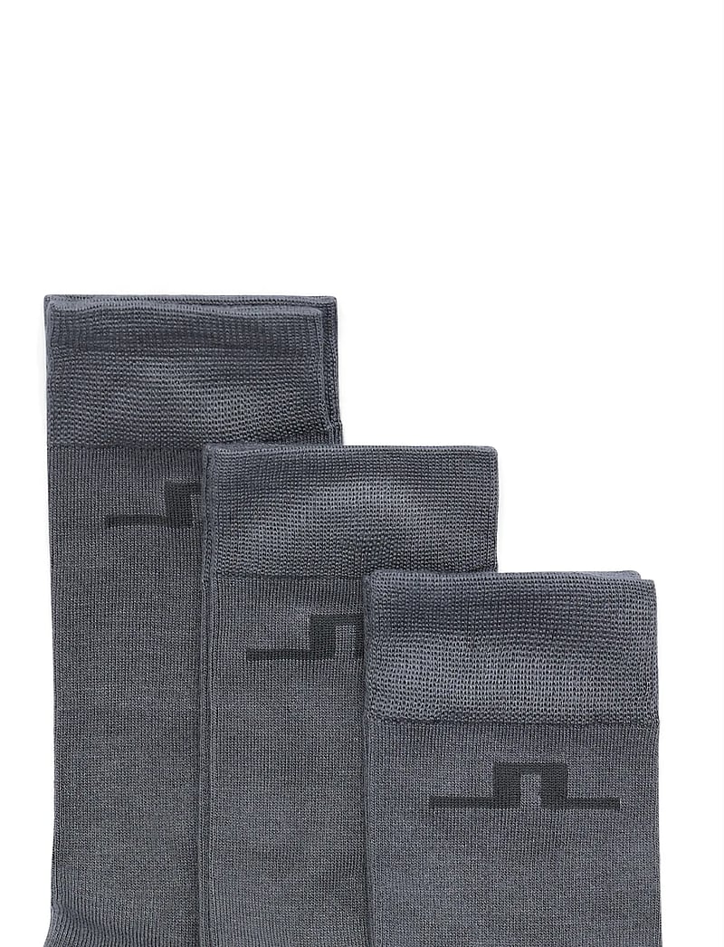 J. Lindeberg - Bamboo Long Socks 3P - vanliga strumpor - lava smoke - 2