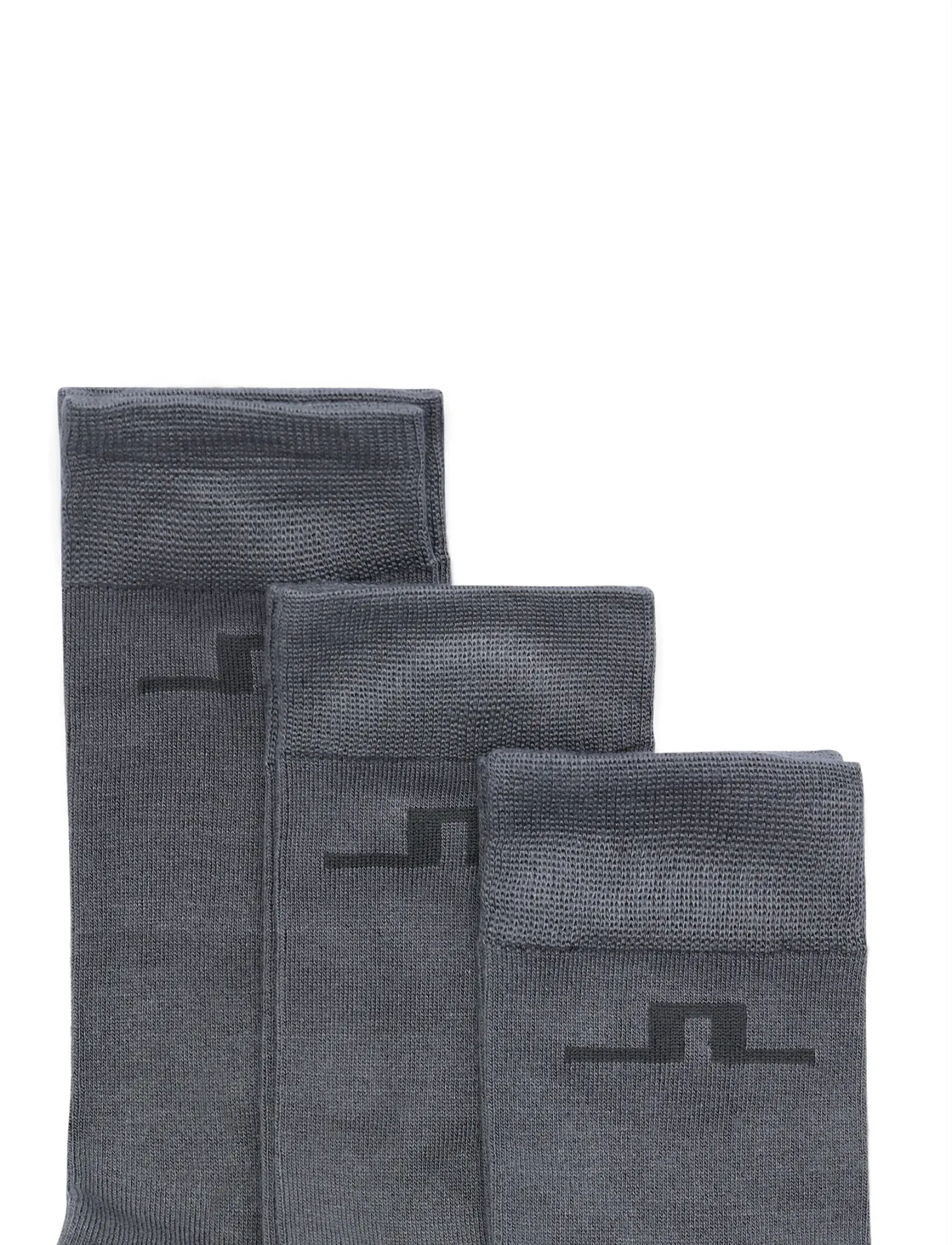 J. Lindeberg - Long Socks 3P - treningssokker - lava smoke - 2