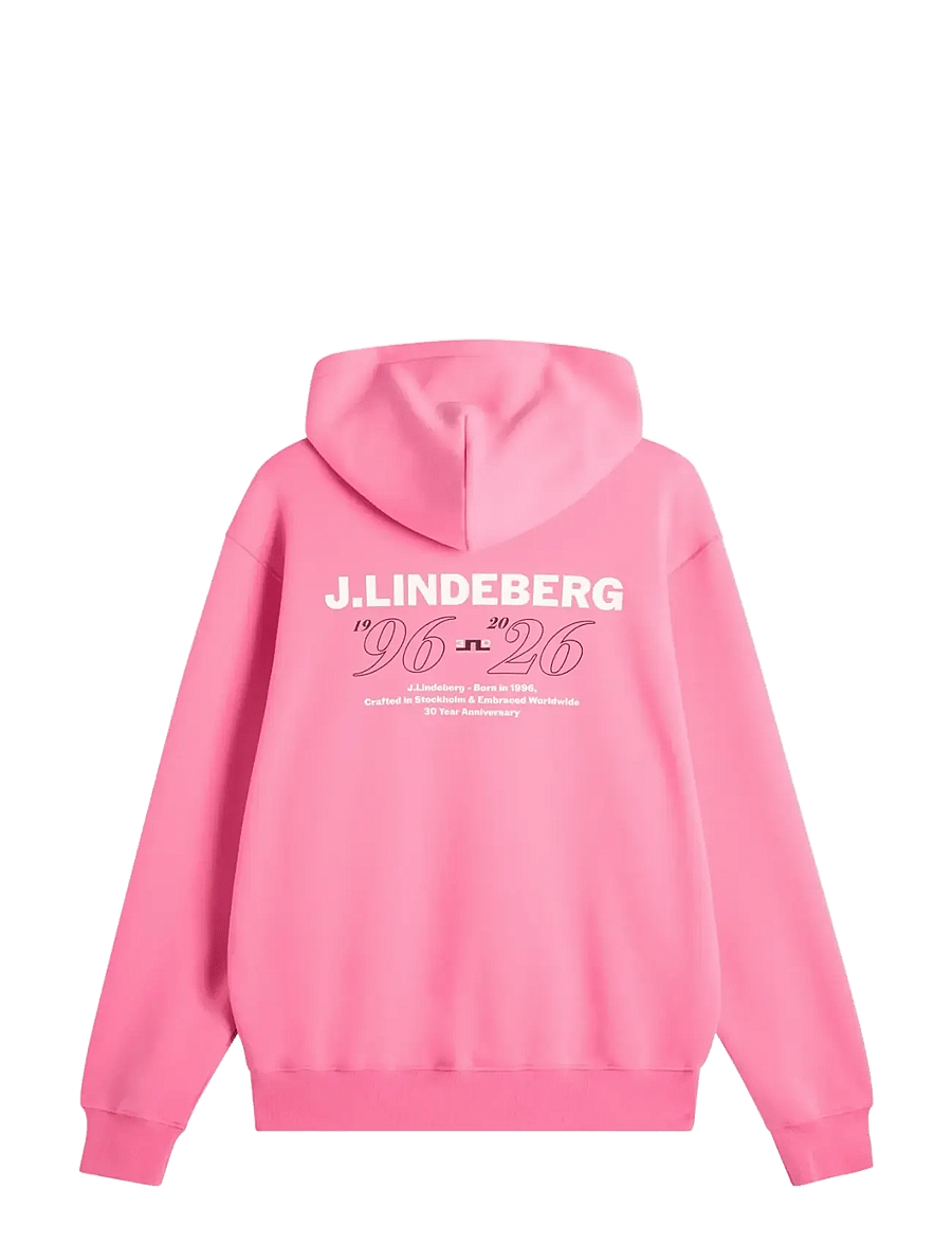 J. Lindeberg - 30Y Callan Unisex Hoodie - overdele - azalea pink - 1