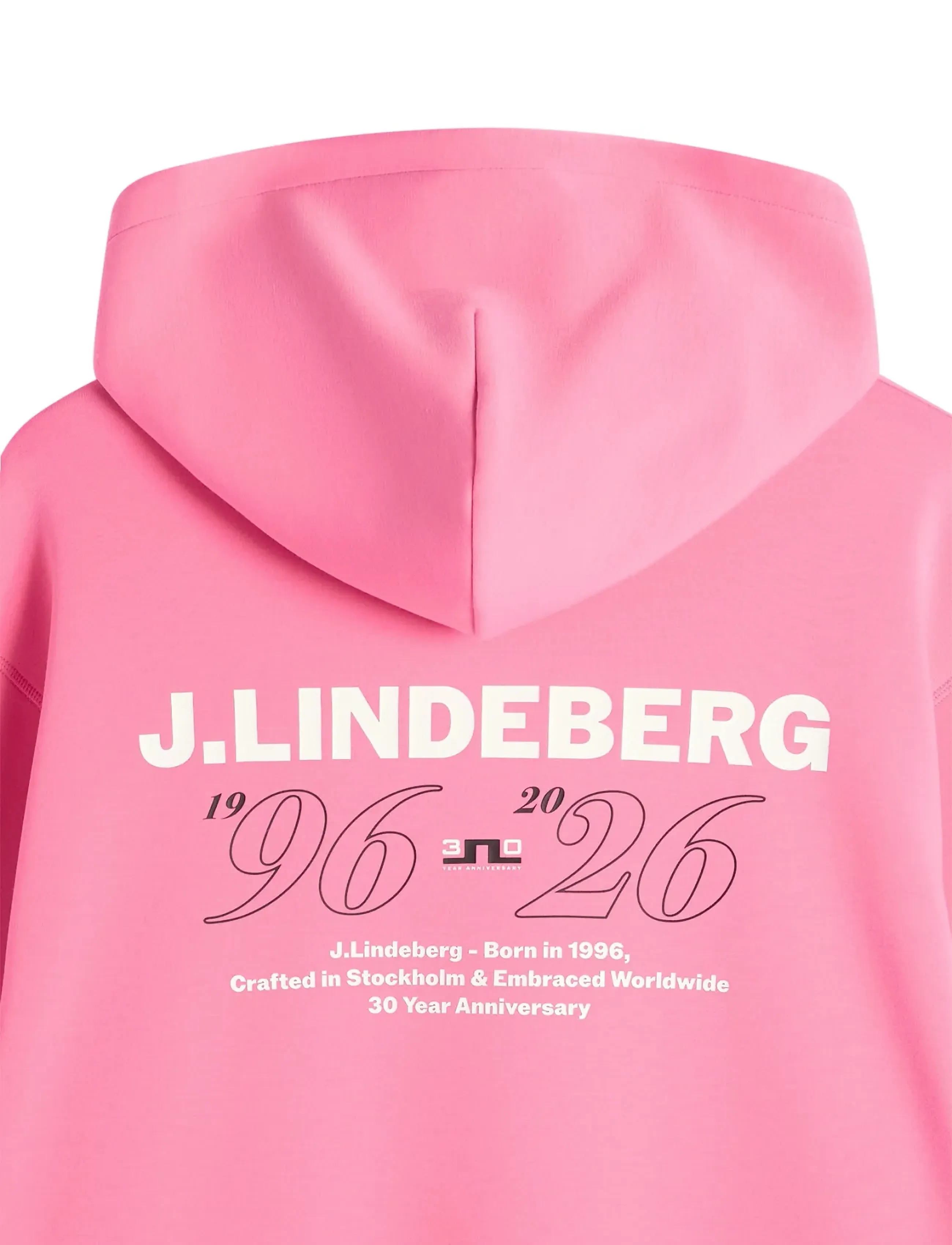 J. Lindeberg - 30Y Callan Unisex Hoodie - overdele - azalea pink - 3
