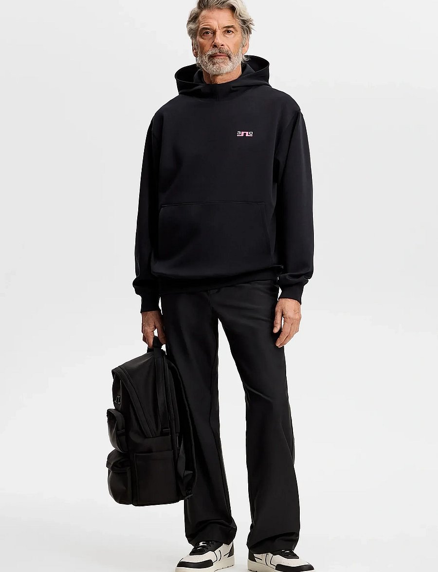 J. Lindeberg - 30Y Callan Unisex Hoodie - overdele - black - 4