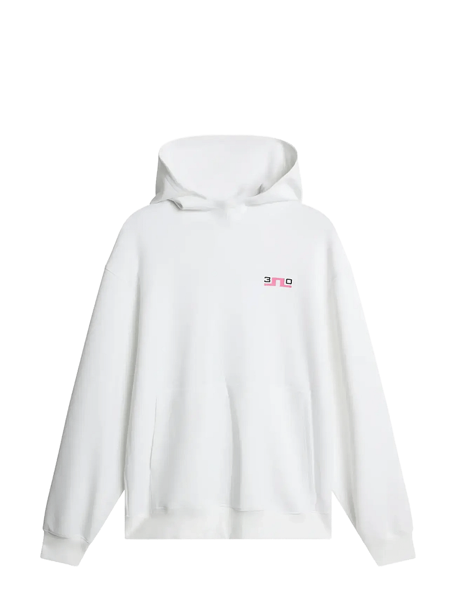 J. Lindeberg - 30Y Callan Unisex Hoodie - overdele - white - 1