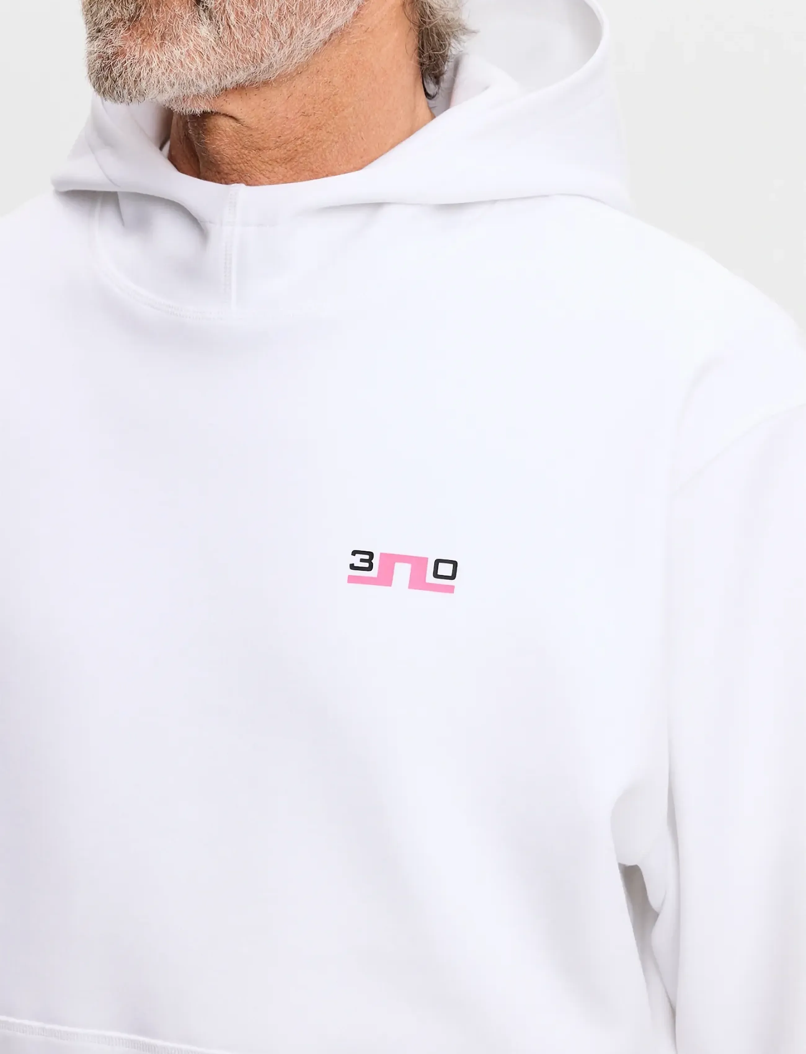 J. Lindeberg - 30Y Callan Unisex Hoodie - overdele - white - 5