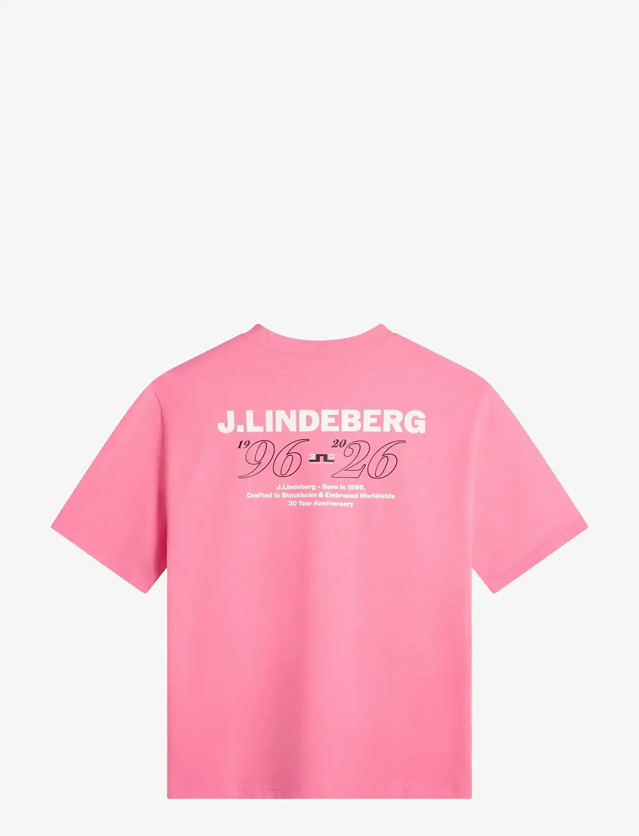 J. Lindeberg - 30Y Hale T-shirt - t-shirts - azalea pink - 2