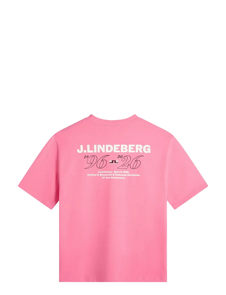 J. Lindeberg - 30Y Hale T-shirt - t-shirts - azalea pink - 2