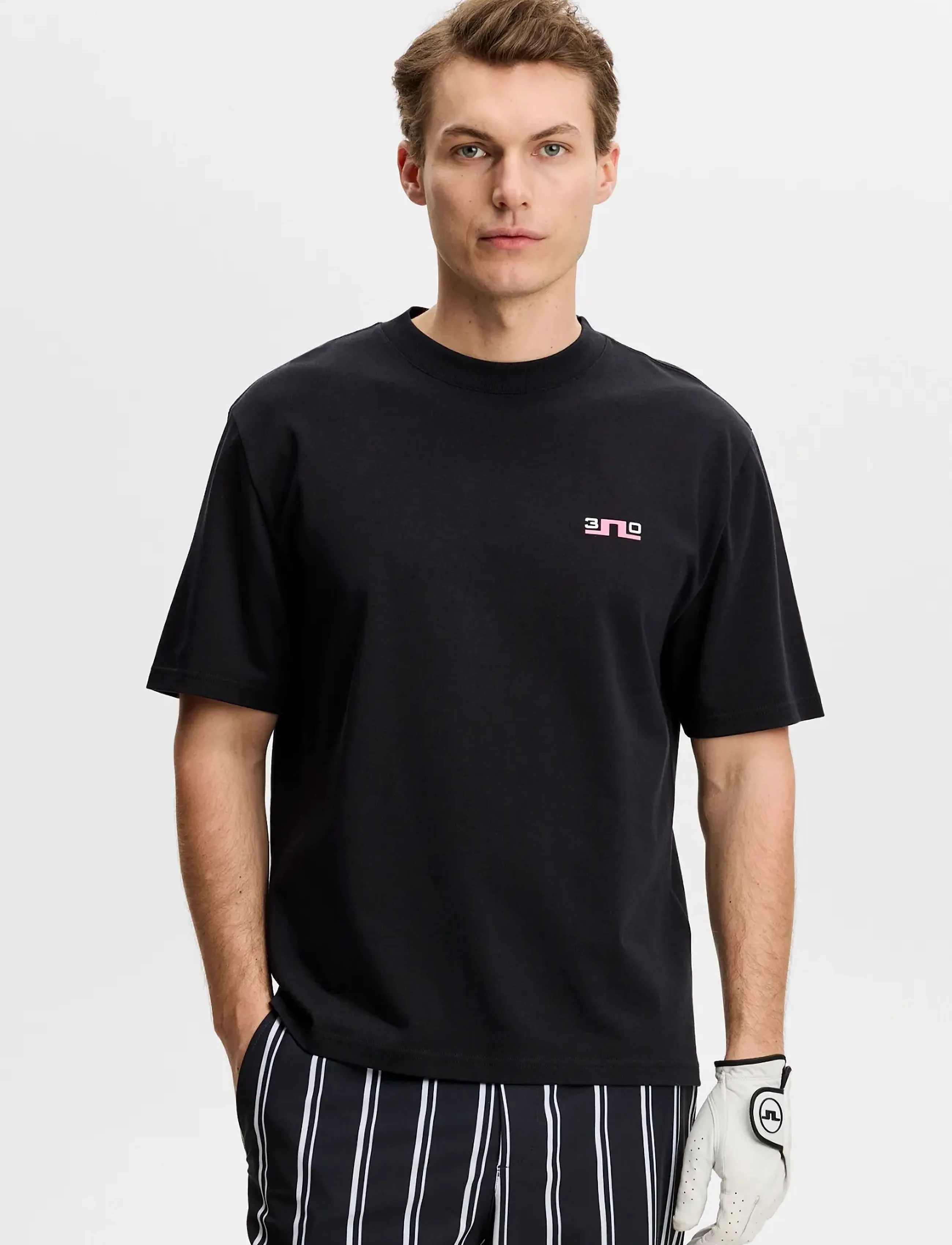 J. Lindeberg 30Y Hale T-Shirt, S, Black, Sports Overdele & T-shirts > Sport T-shirts, Dame