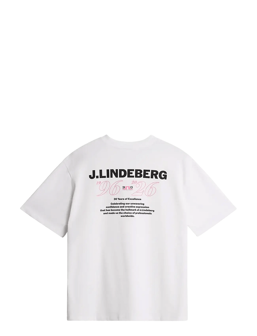 J. Lindeberg - 30Y Hale T-shirt - topper & t-skjorter - white - 2