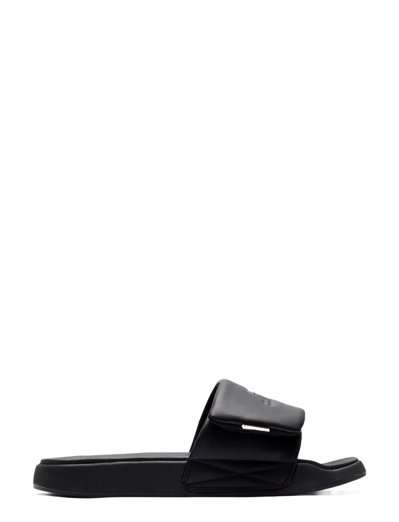 J. Lindeberg Bridge Logo Slides - J.Lindeberg - BLACK / black