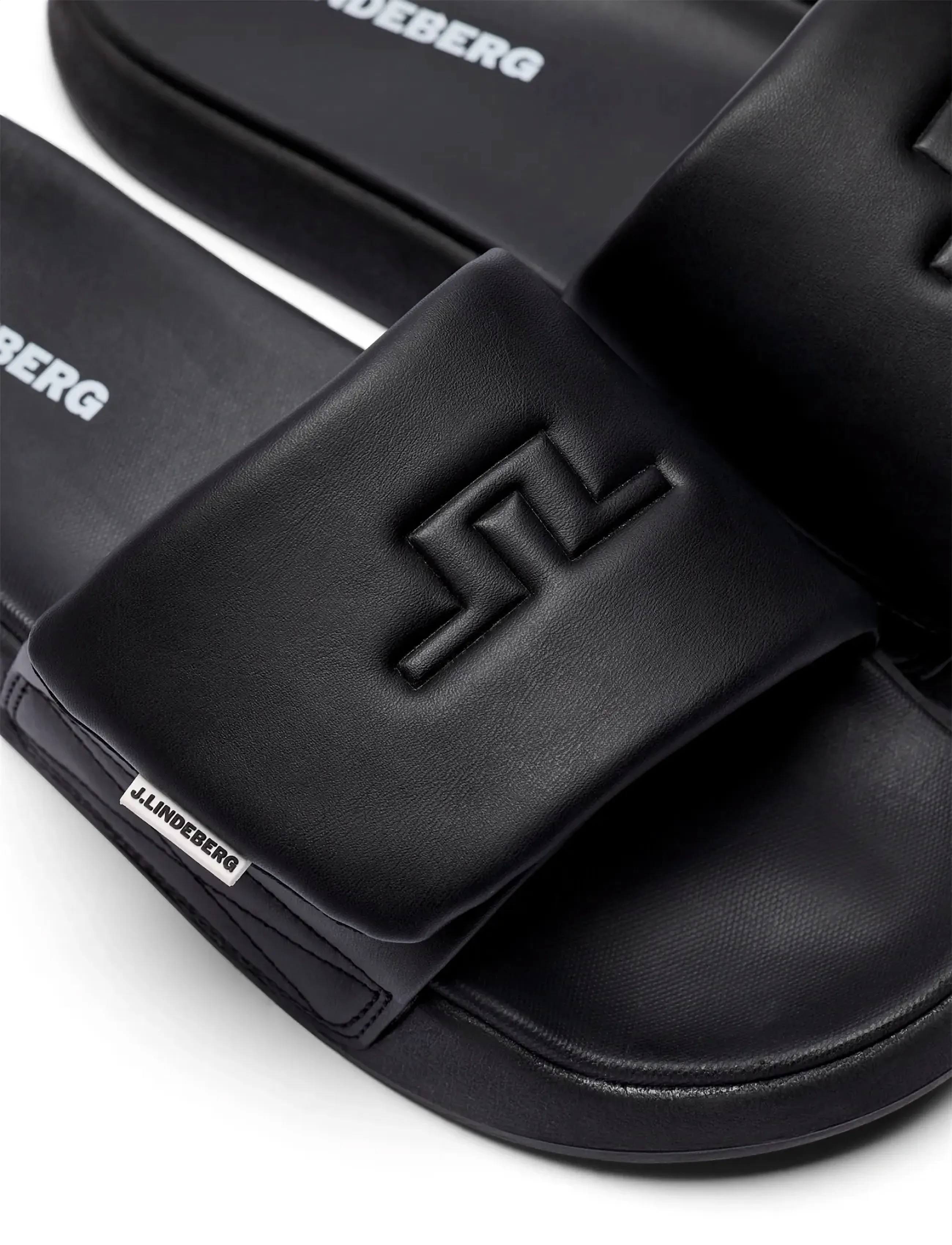 J. Lindeberg - Bridge Logo Slides - basseiniplätud - black - 4