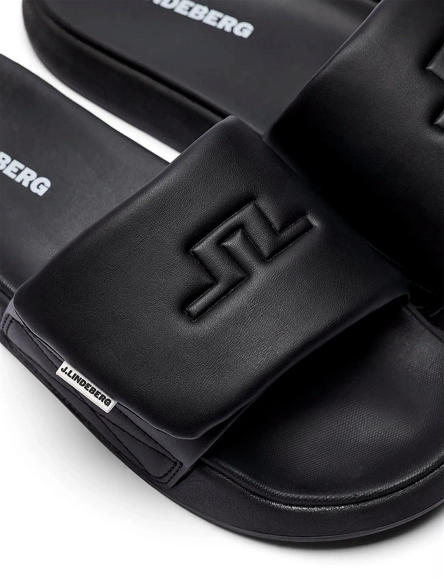 J. Lindeberg - Bridge Logo Slides - basseiniplätud - black - 4