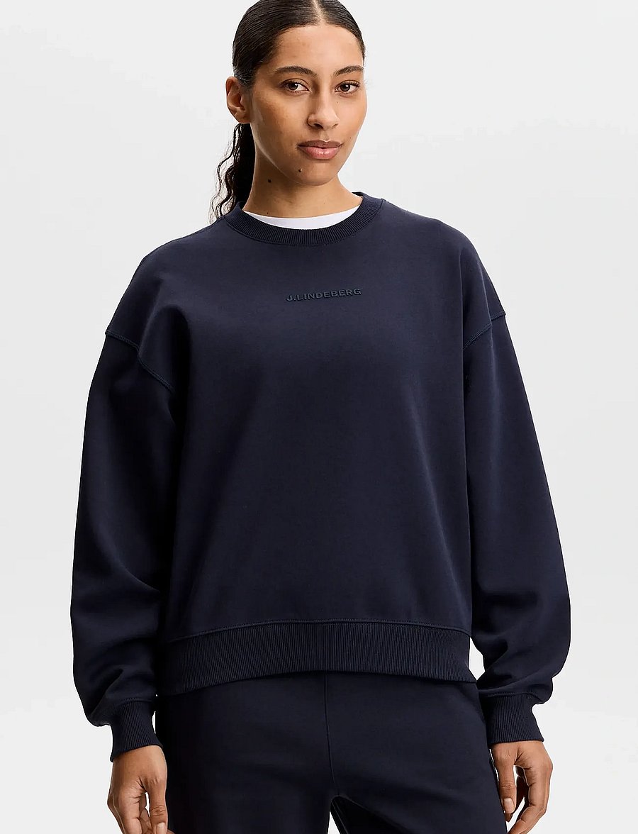 J. Lindeberg - COVE CREW NECK - hverdags stil - jl navy - 0
