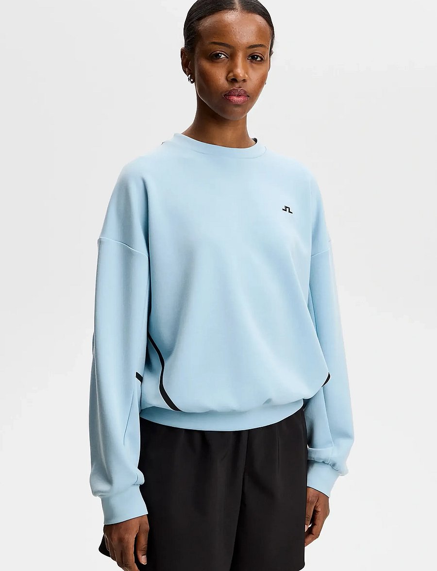 J. Lindeberg - Aura Crew Neck - dressipluusid - forget-me-not - 0