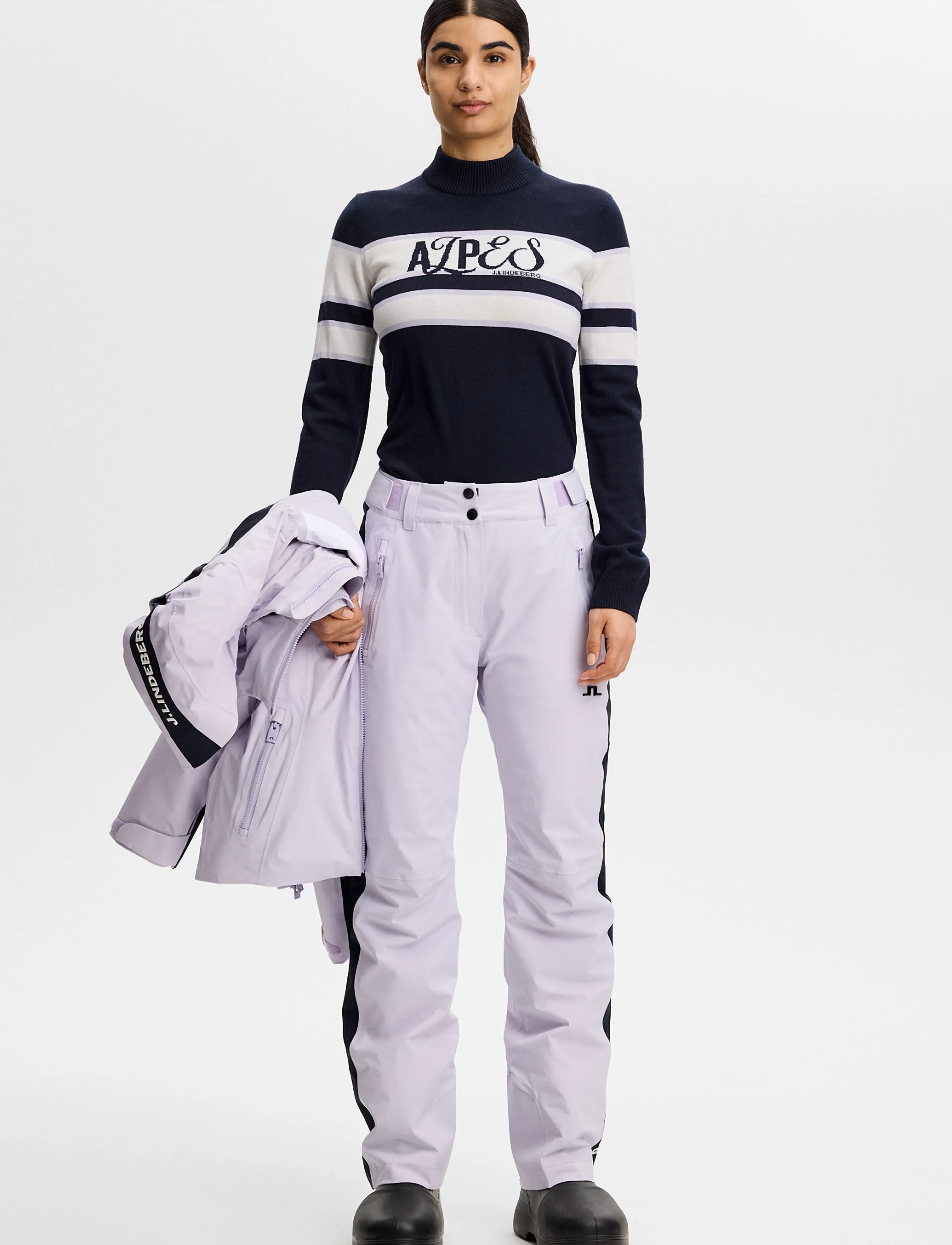 J. Lindeberg - MIRACLE KNITTED SWEATER - jumpers - jl navy - 3