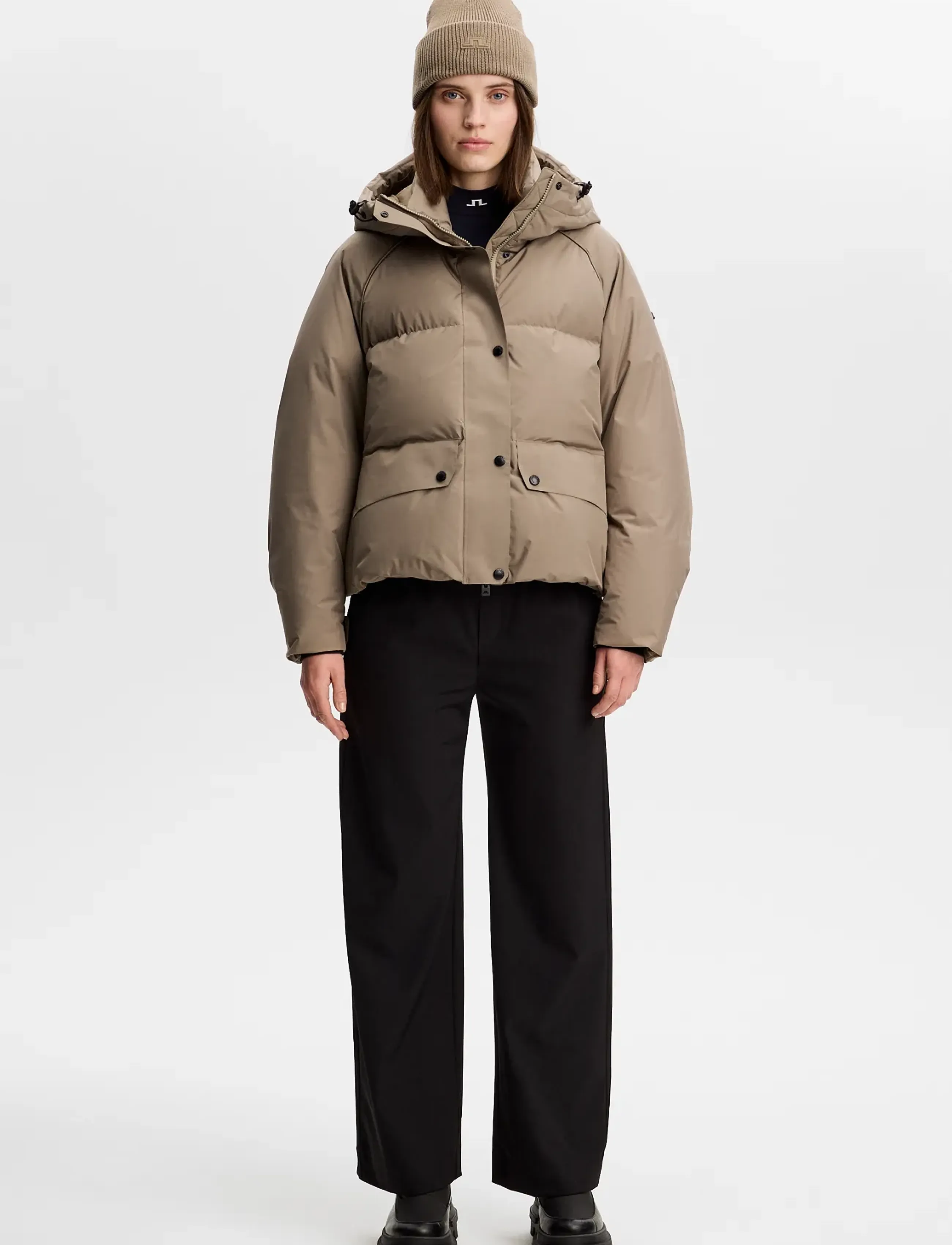 J. Lindeberg - LEA DOWN JACKET - vinterjakker - brindle - 4