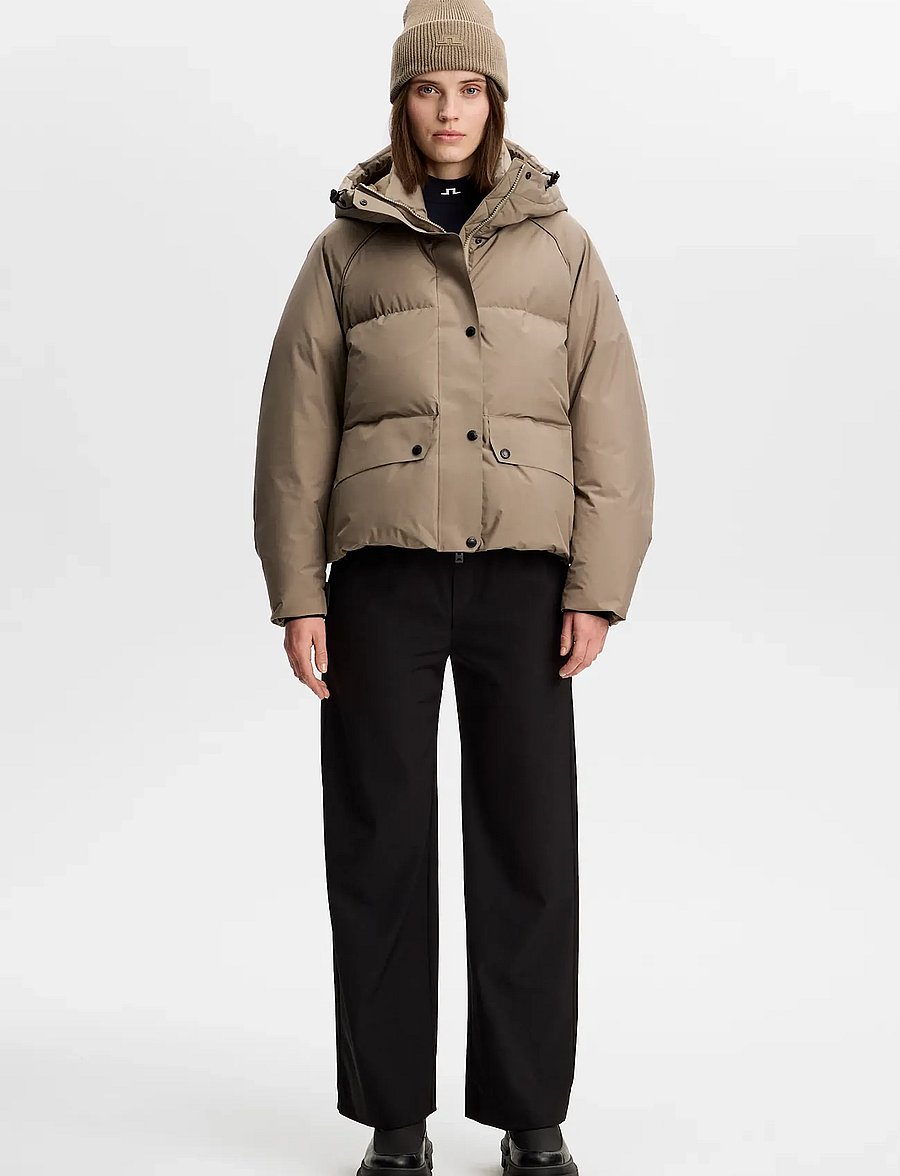 J. Lindeberg - LEA DOWN JACKET - vinterjakker - brindle - 4