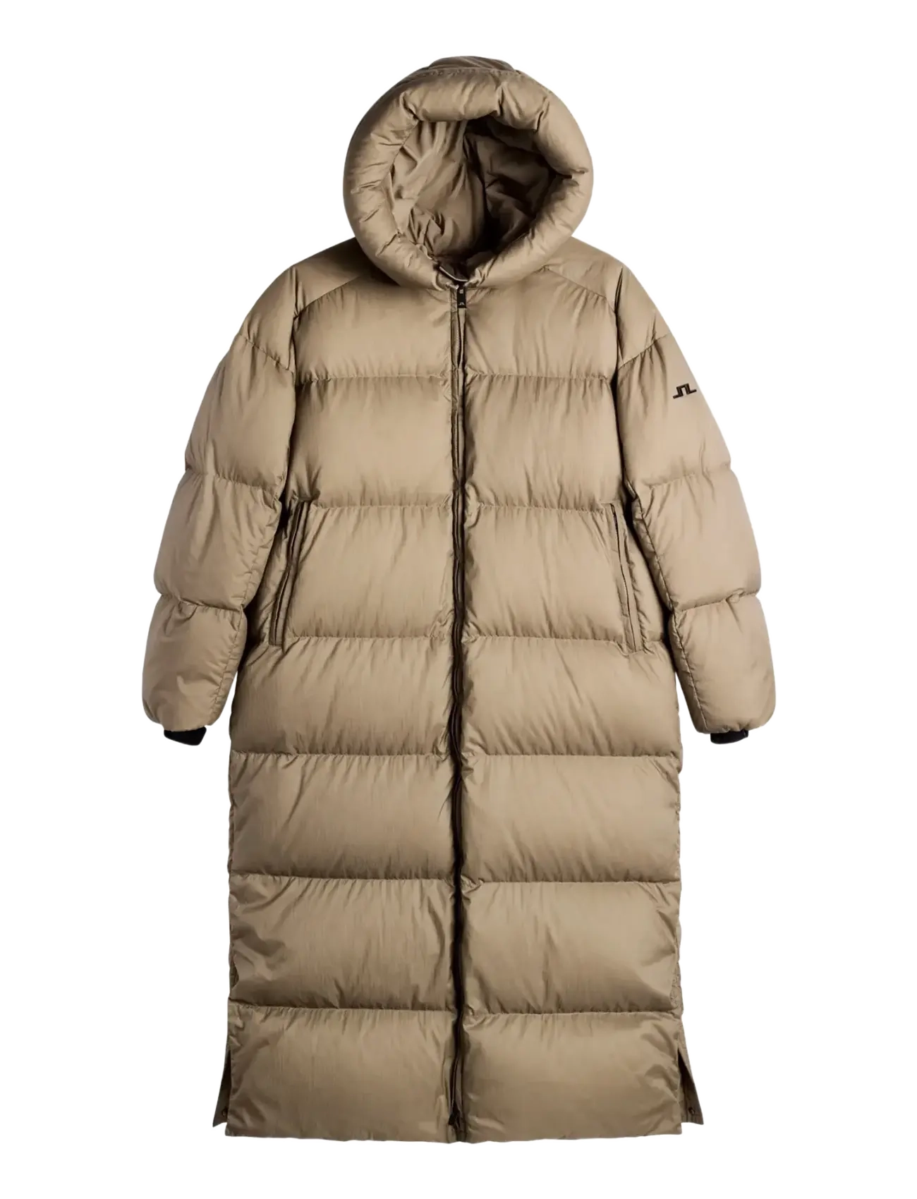 J. Lindeberg - Serene Crinkle Down Parka - vinterjakker - brindle - 1