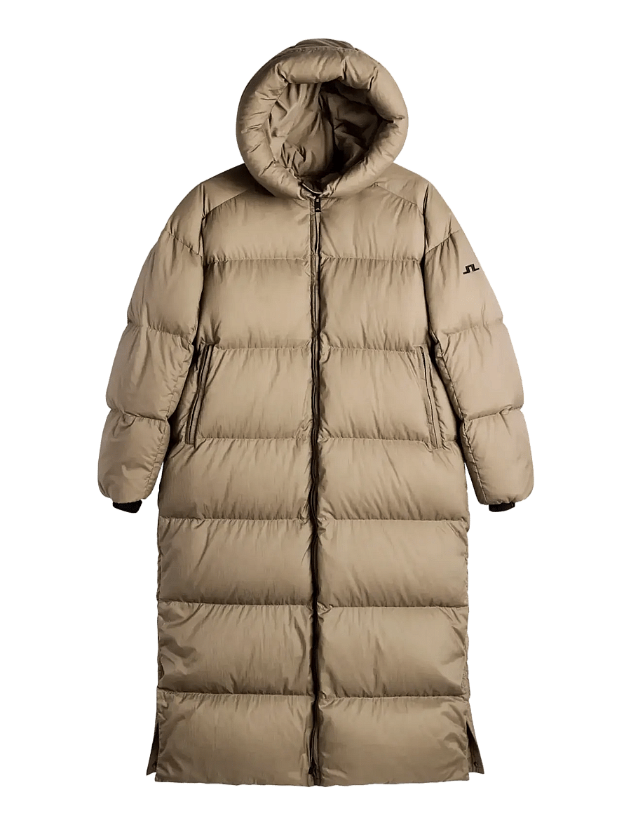 J. Lindeberg - Serene Crinkle Down Parka - vinterjakker - brindle - 1