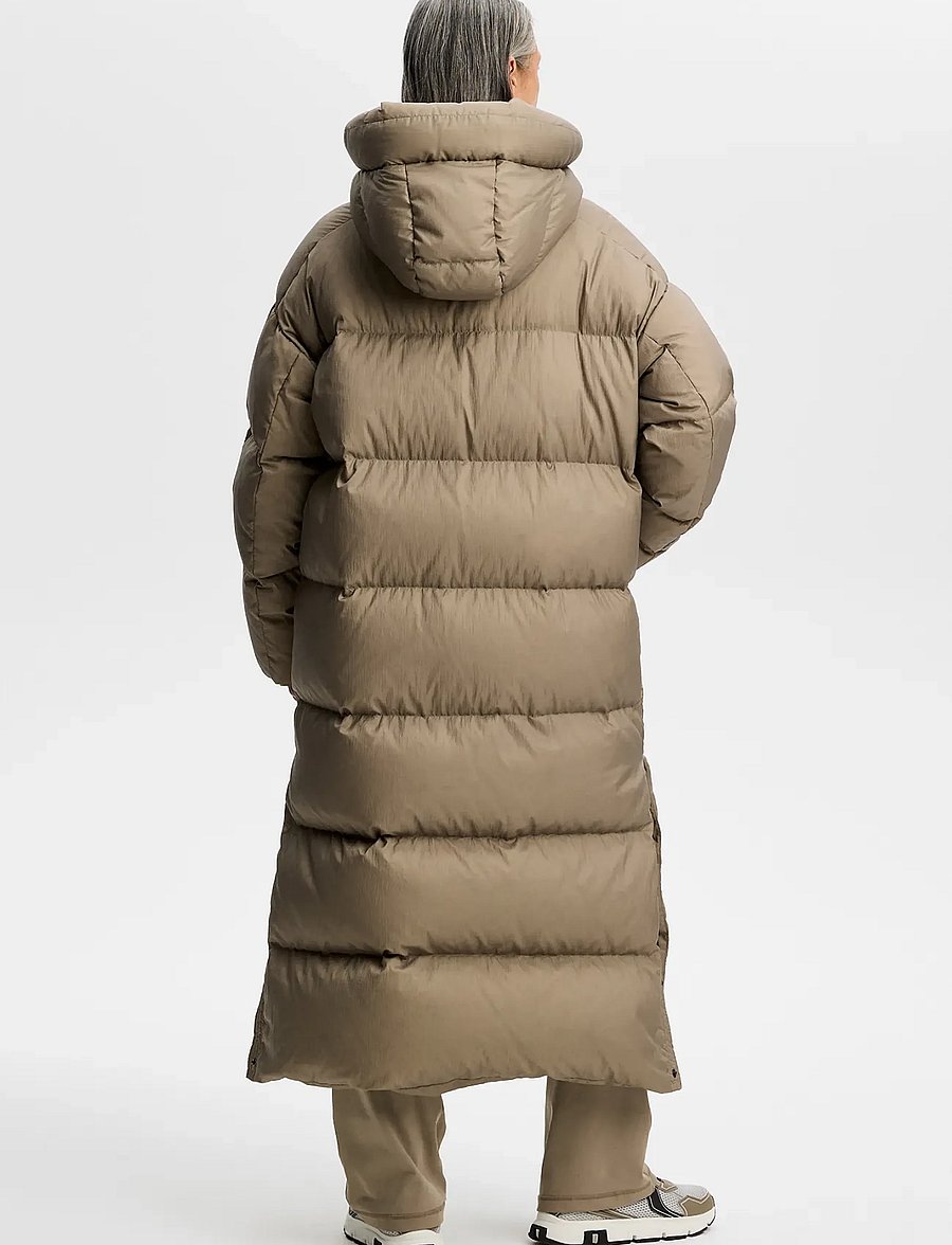 J. Lindeberg - Serene Crinkle Down Parka - vinterjakker - brindle - 3