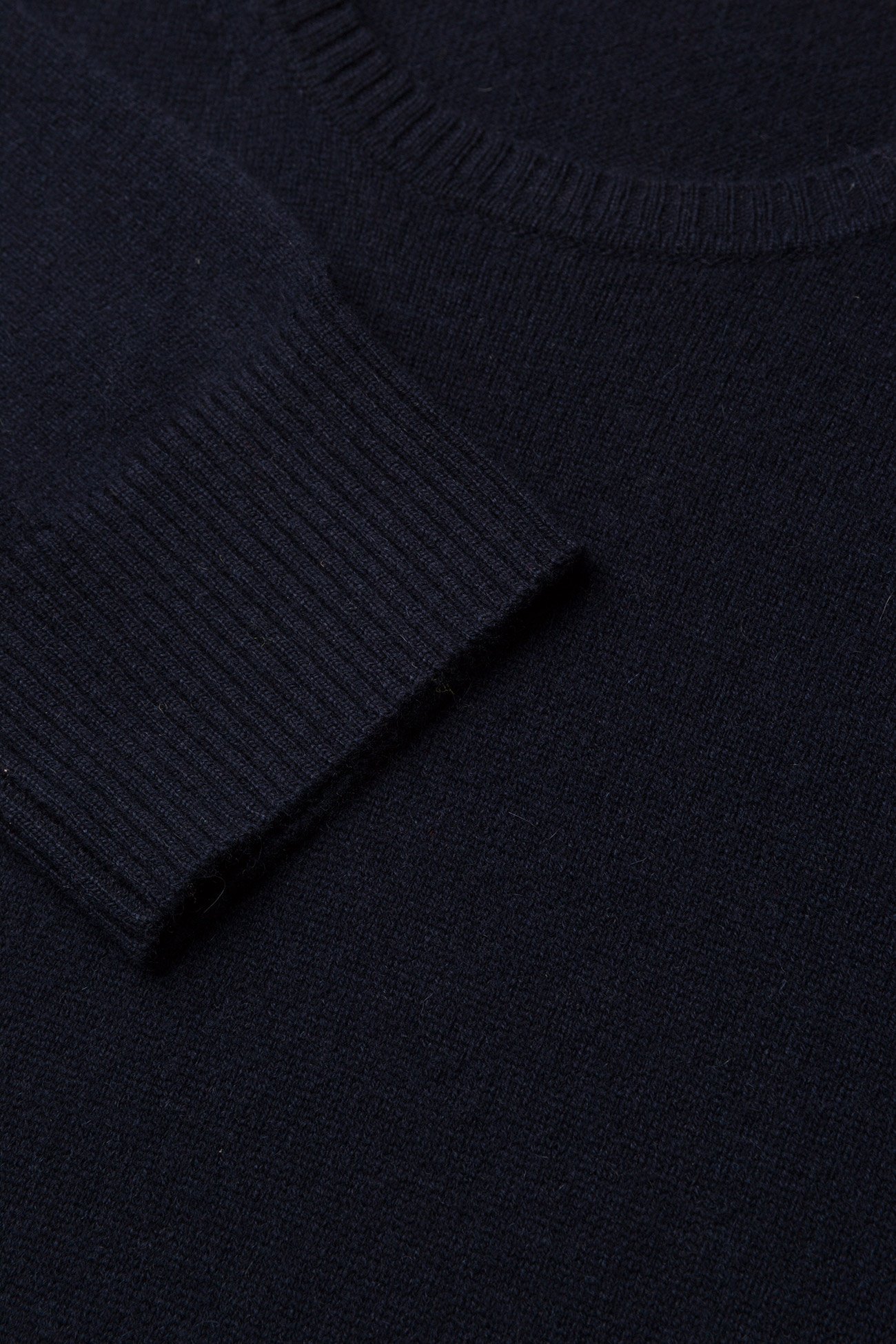 J. Lindeberg - C-neck Light Cashmere - navy - 2