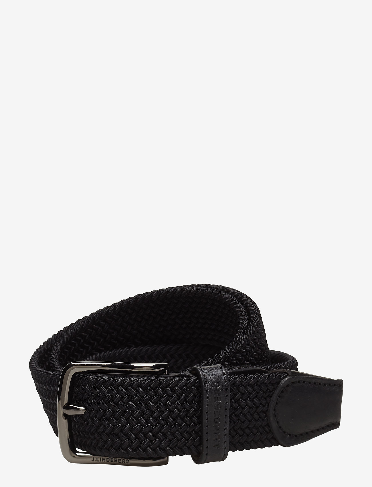 J. Lindeberg - S-BELT 52004 Elastic Braid - black - 0