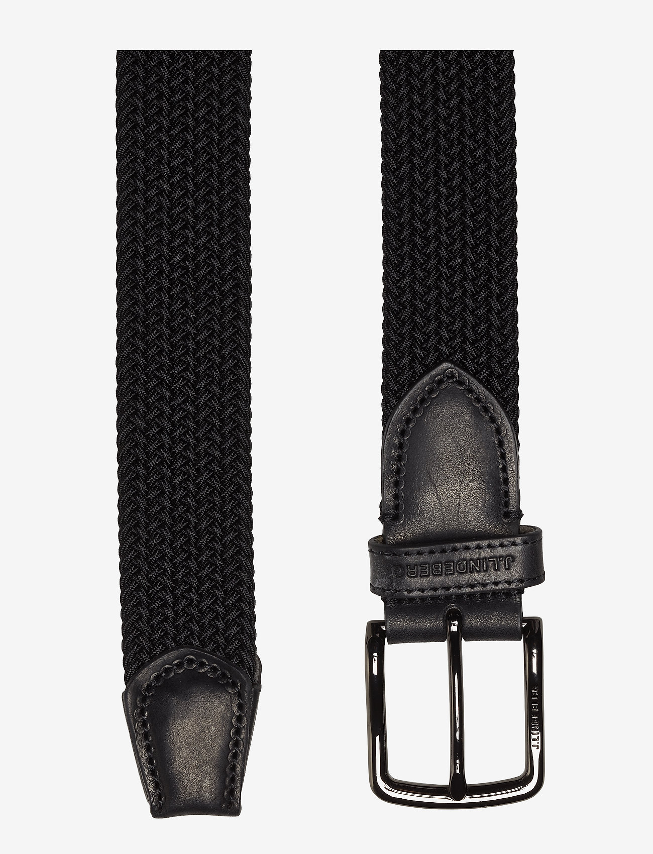 J. Lindeberg - S-BELT 52004 Elastic Braid - black - 1