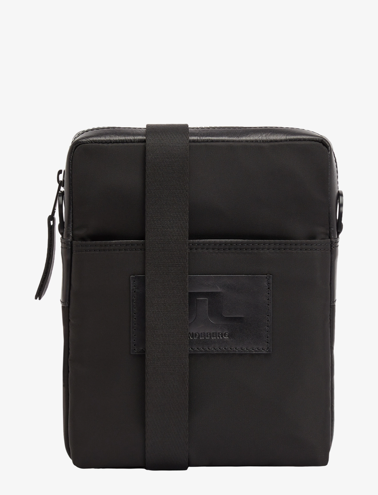 J. Lindeberg - S-BAG 50110 Leather/Nylon - black - 0
